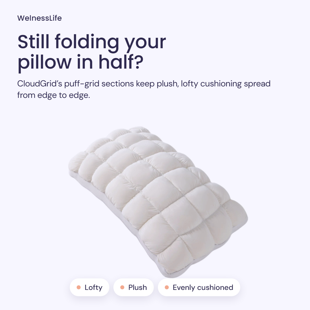 CloudGrid Pillow